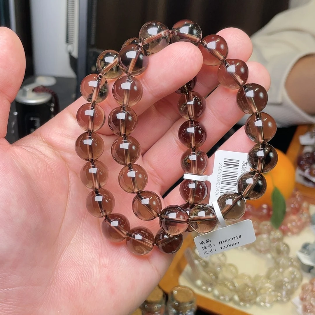 水晶手链未镶嵌茶晶多样性发其一