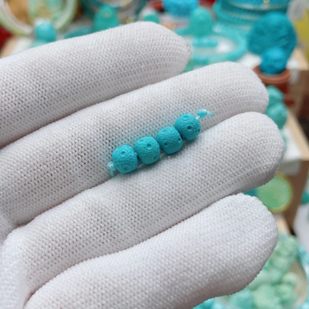 绿松石未镶嵌珠子6mm