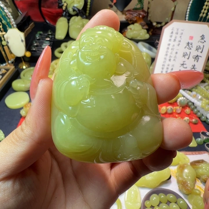 和田玉（黄玉）颈饰未镶嵌