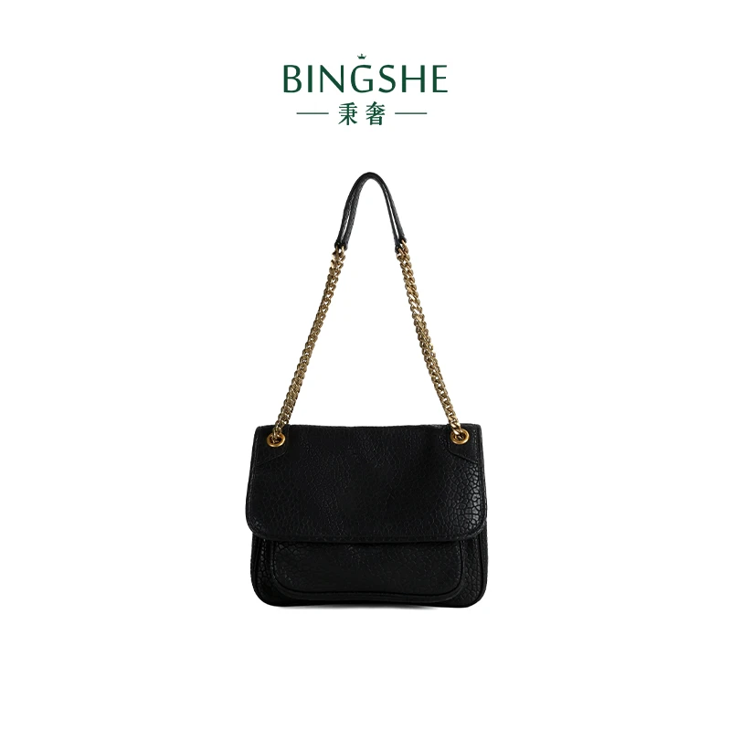 链条翻盖斜跨包9099