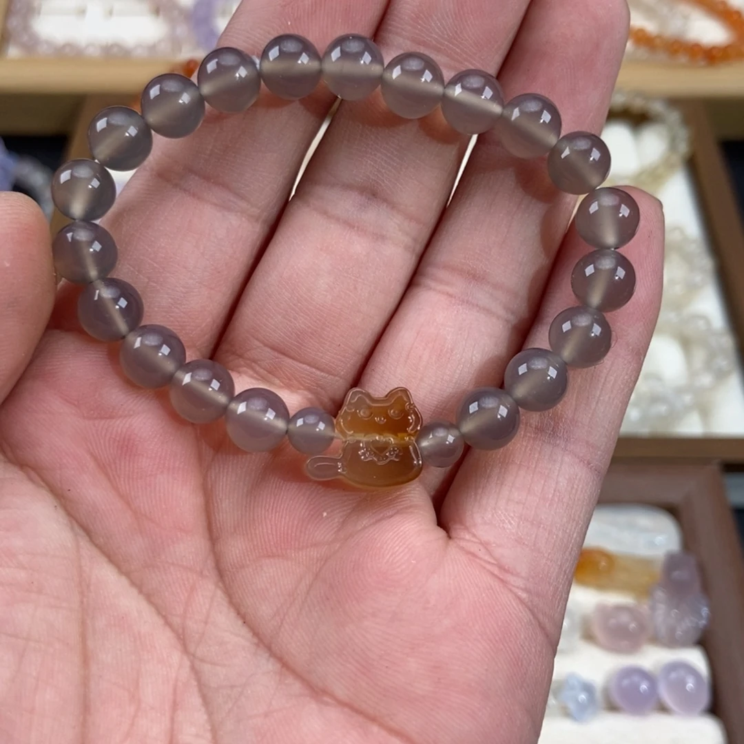 玛瑙/玉髓未镶嵌手链N2