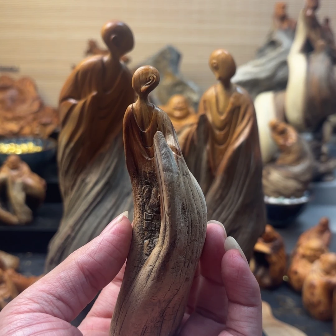 A***J柏木太行崖柏手工雕刻