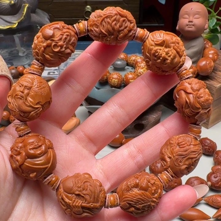 手串/手链橄榄核群仙瑞兽