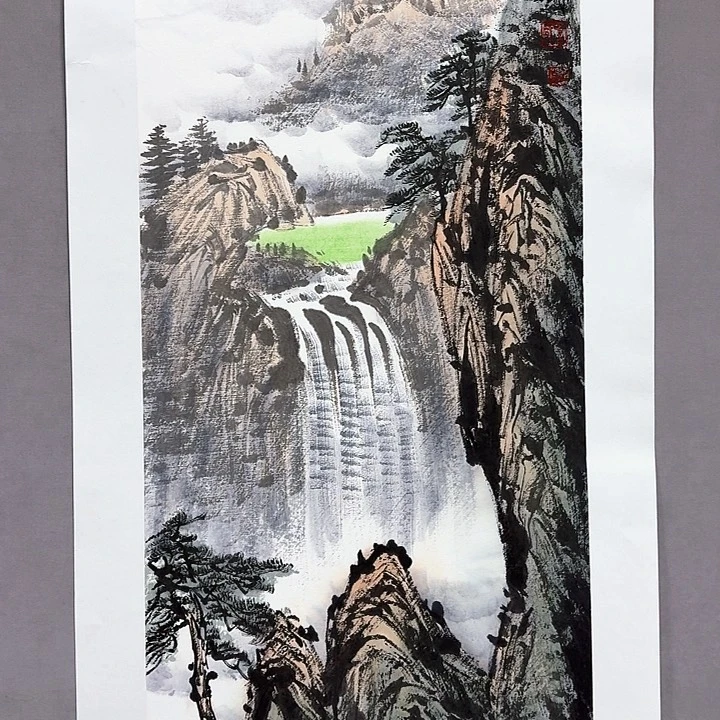 国画亲笔手绘放心去藏