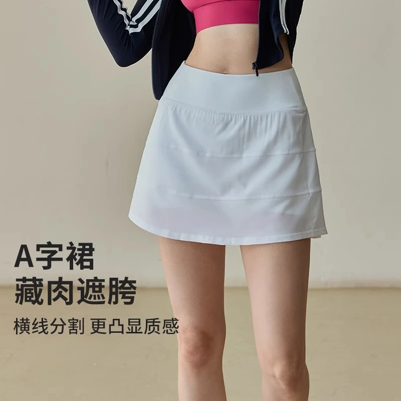 防两件短裙秋冬款高颜值休闲裤瑜伽训练健身裤