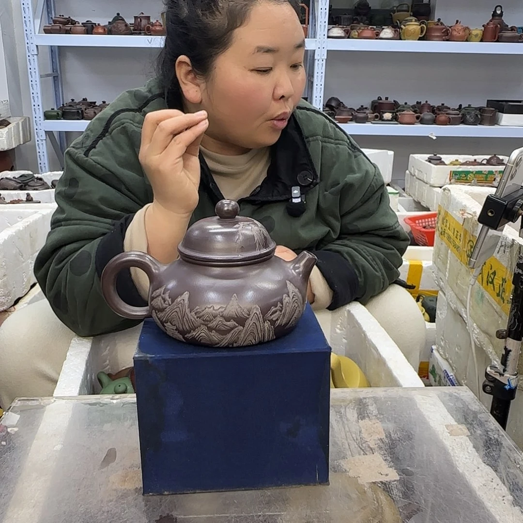 茶壶紫砂宜兴紫砂壶瑕疵处理