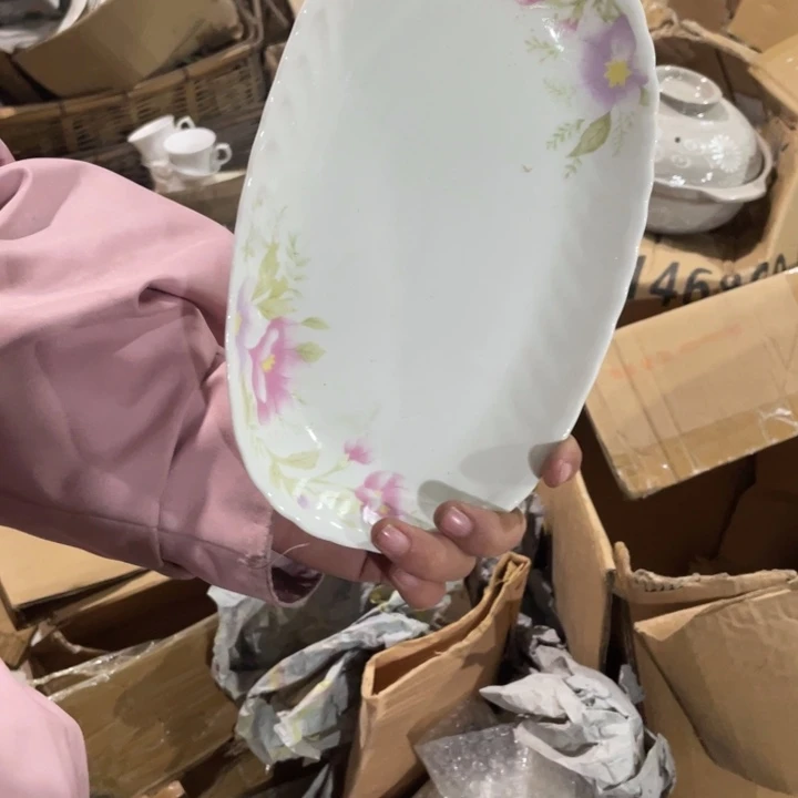 我***瓷片盘子碗都好便宜