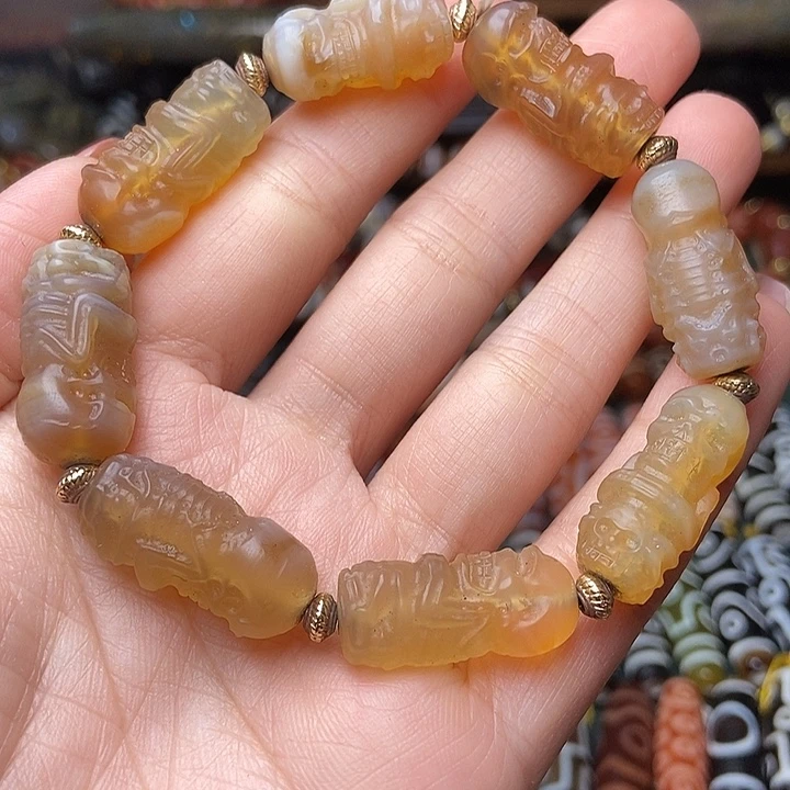玛瑙/玉髓未镶嵌手链