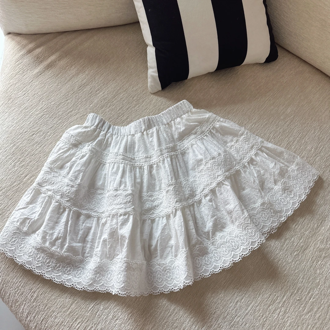 【大小姐家】欧韩货蕾丝半身裙510085