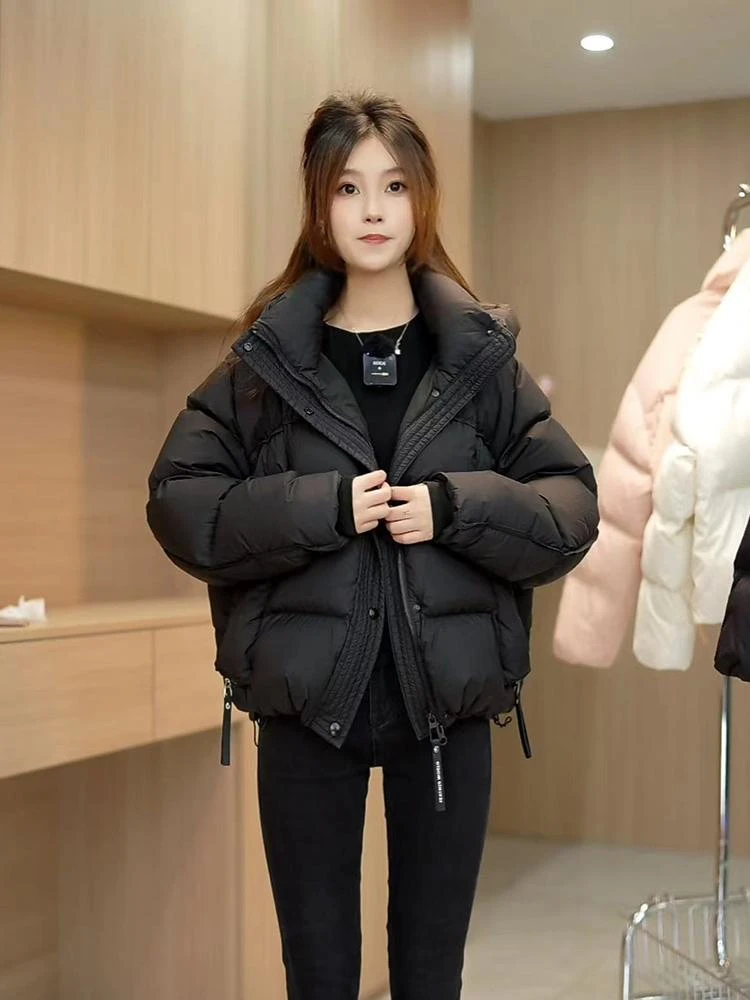 【现货】【云Yun裳专属】羽绒服女2024年新短款加厚韩版宽松面包外套A