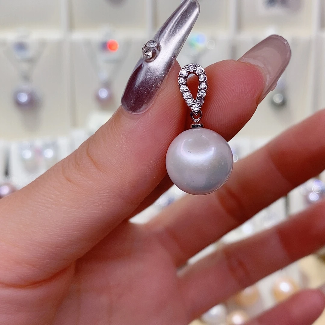 淡水珍珠未镶嵌吊坠(赠链)