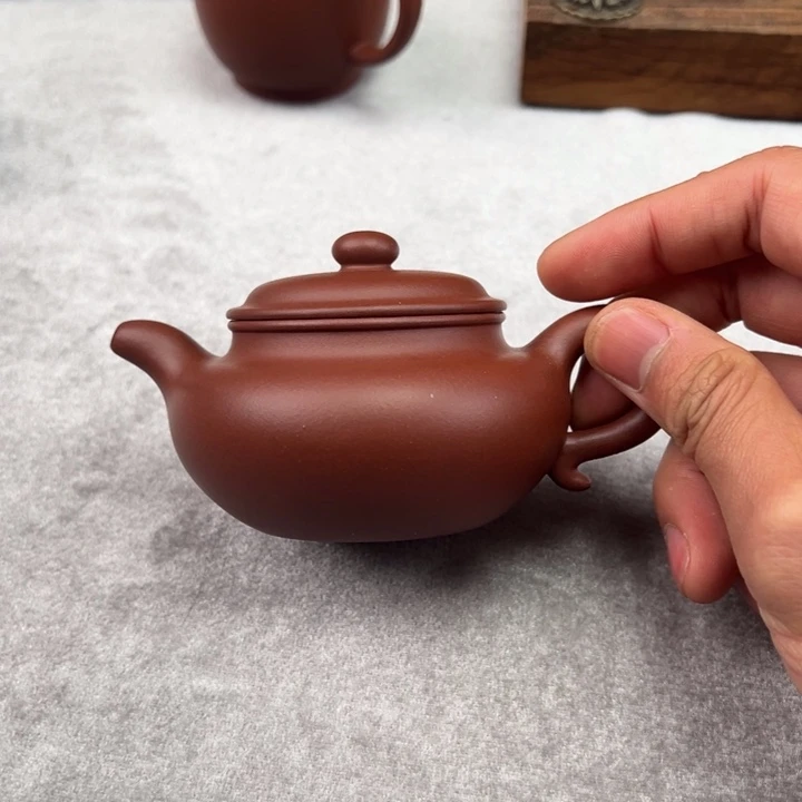 紫砂茶壶陈腐老紫泥仿古160cc