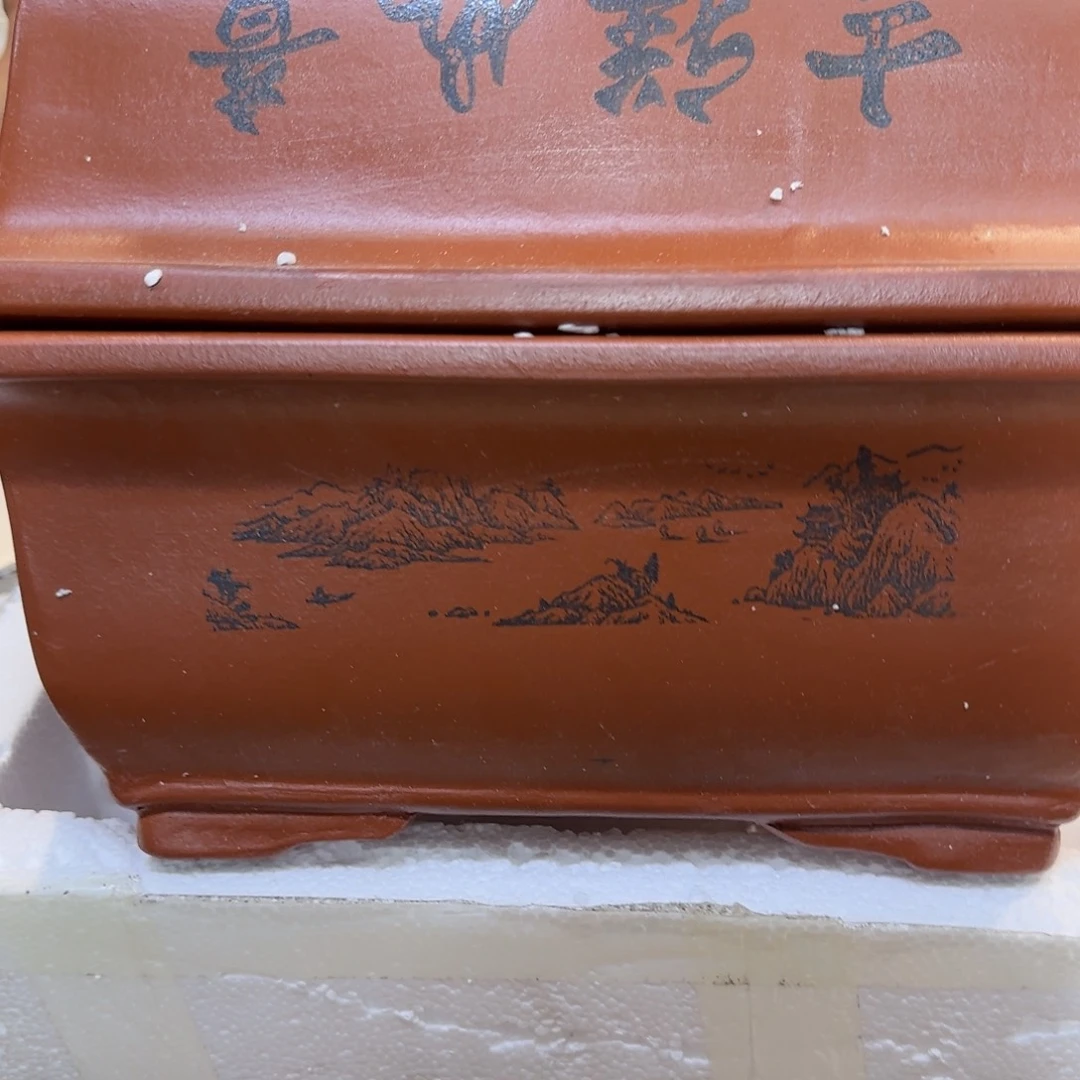 紫砂花盆口径26.18.10口径