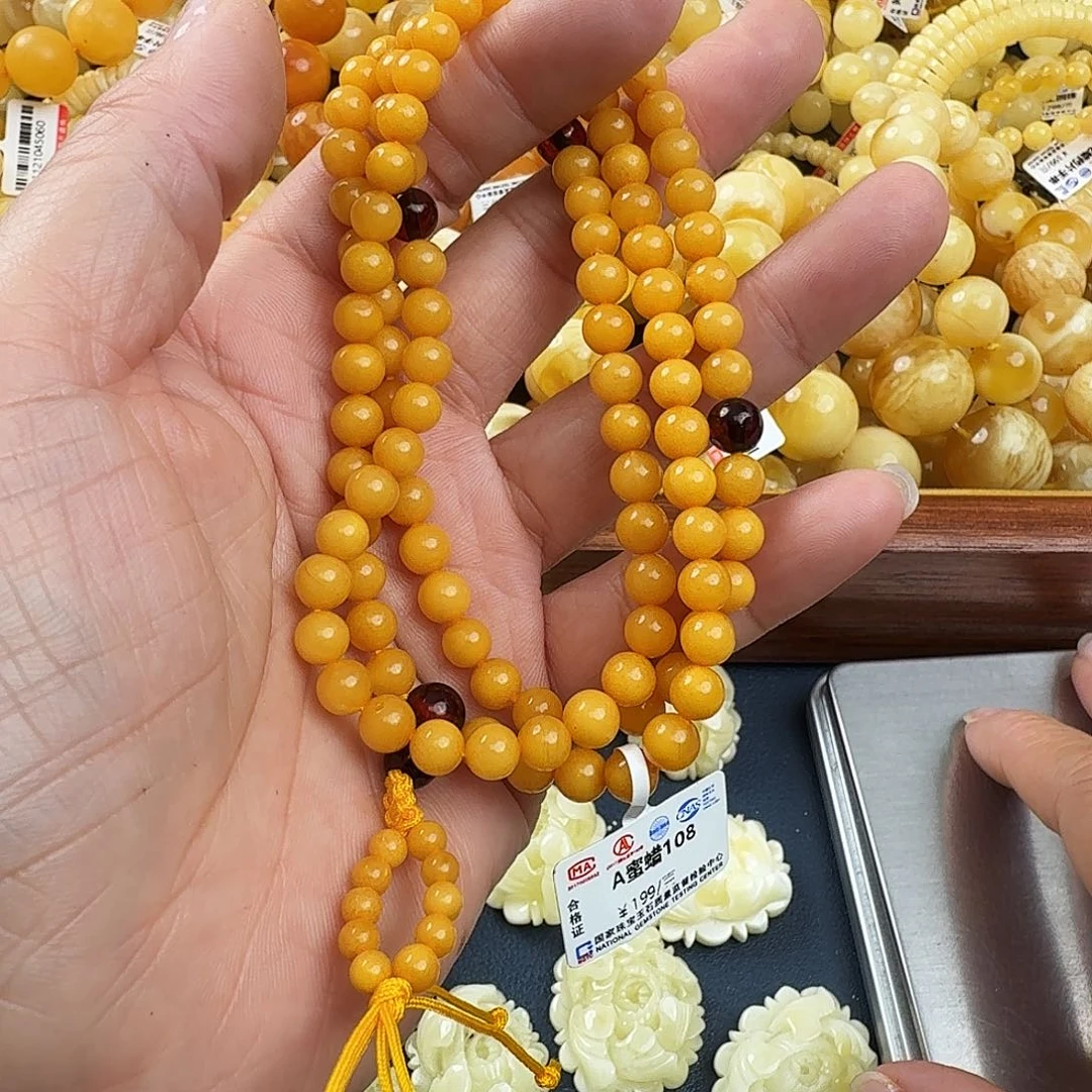 琥珀未镶嵌珠宝奇石