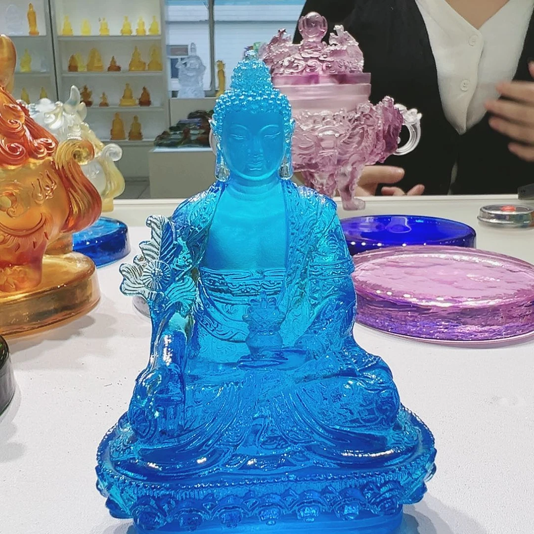 【闪购商品】手工艺品琉璃12.5cm 药师佛