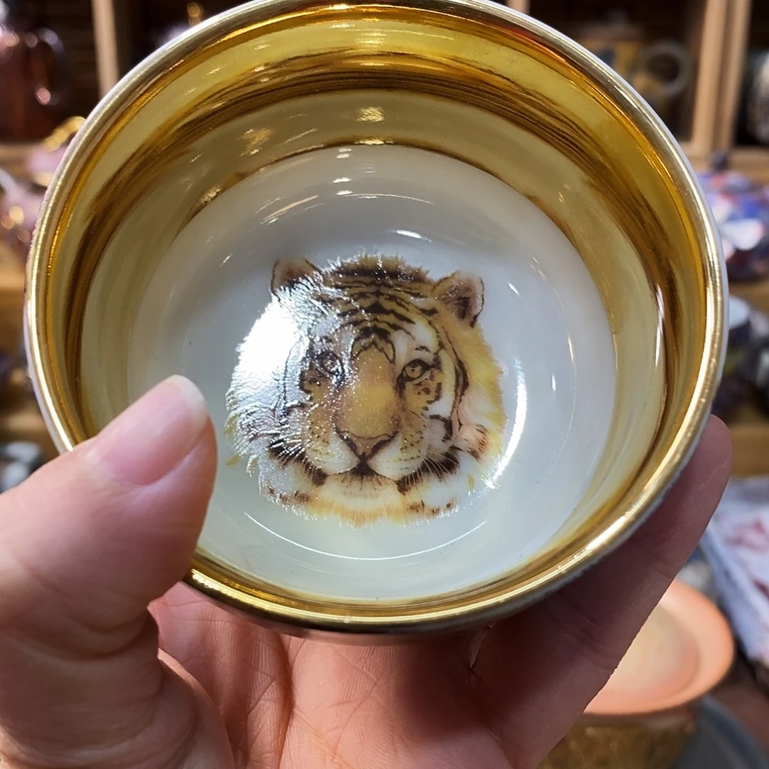 粗陶柴烧志野茶器