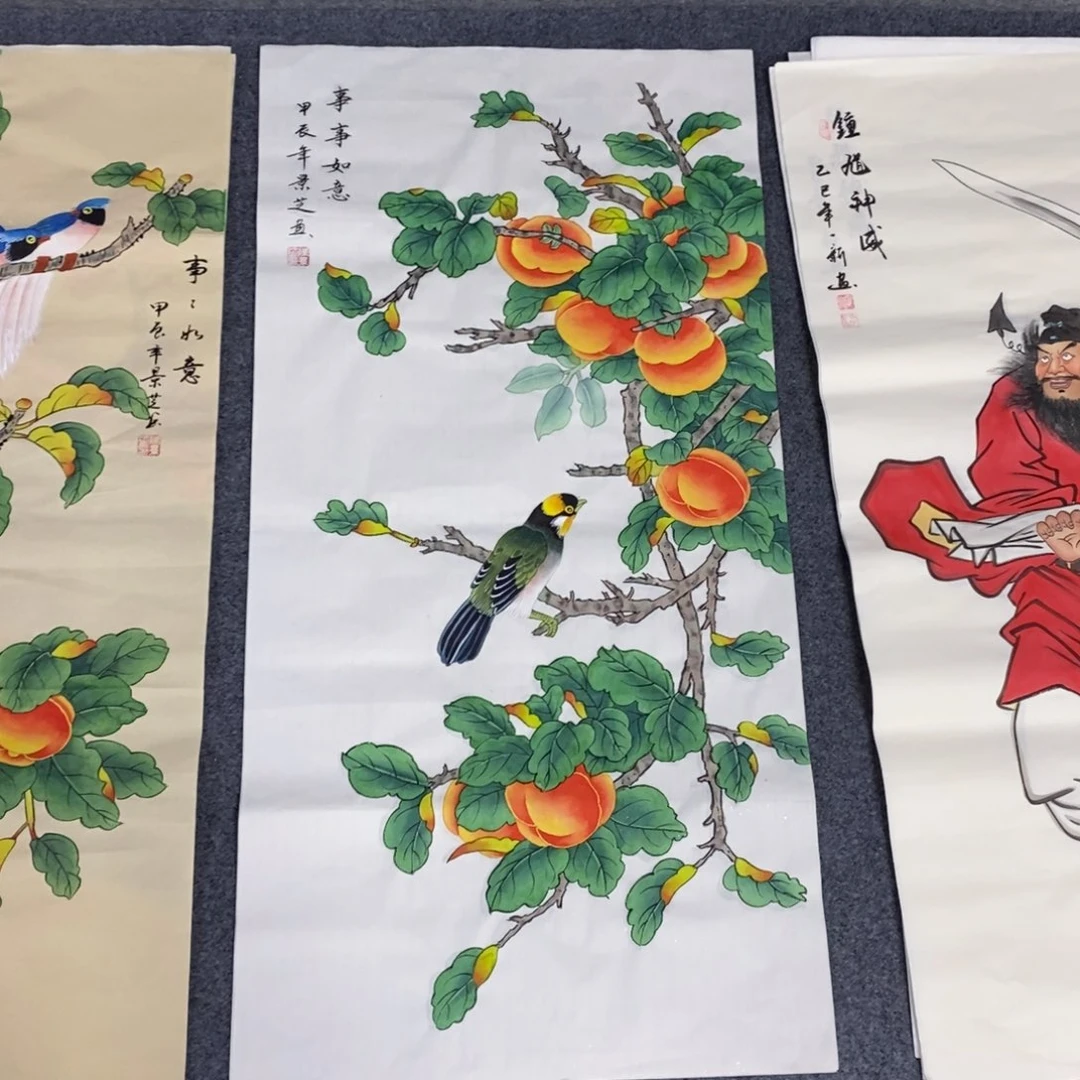 国画尺寸100✖️50三尺画画画画画