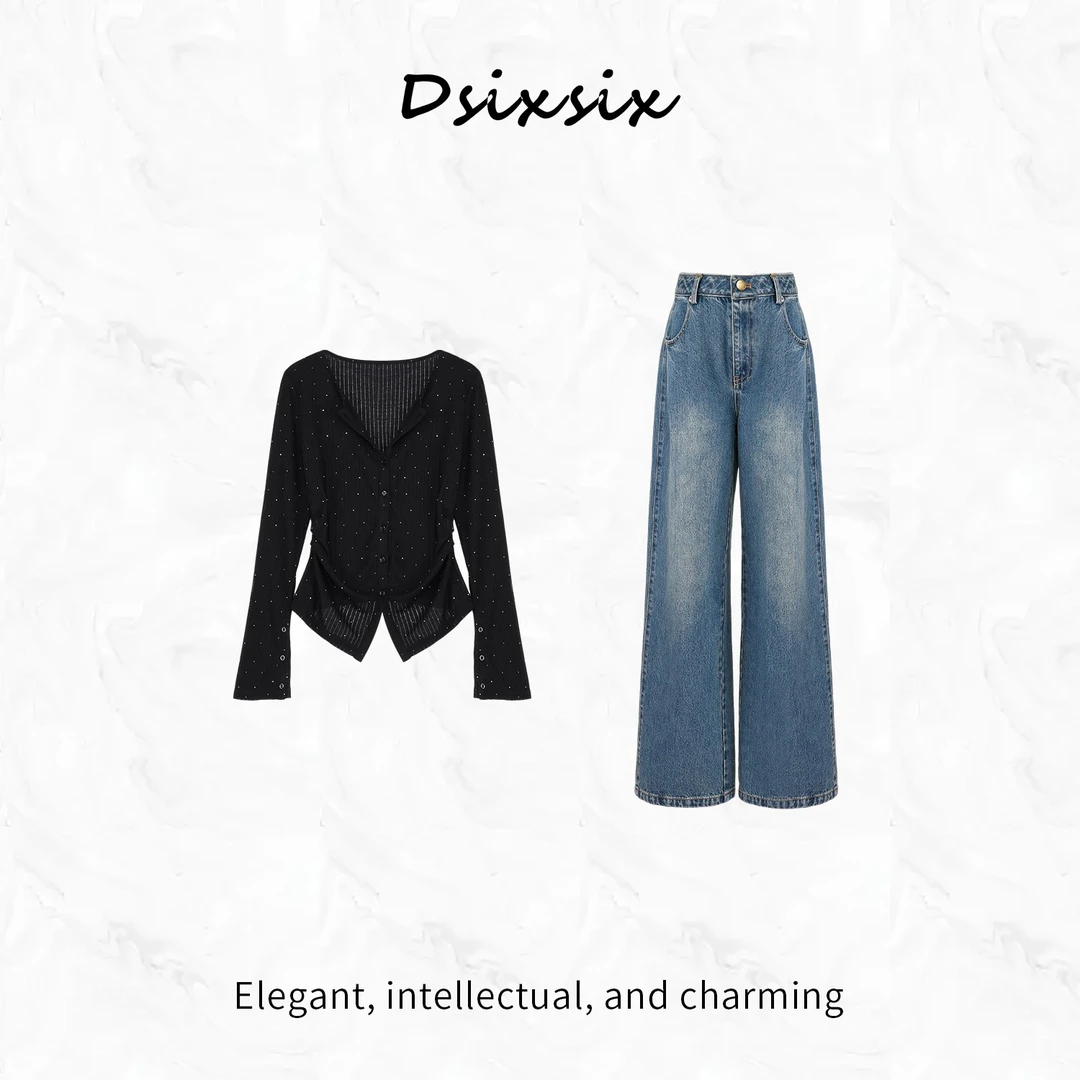 Yeah Me/也觅【星辉少女】夏季休闲气质长裤套装高级感百搭女装穿搭