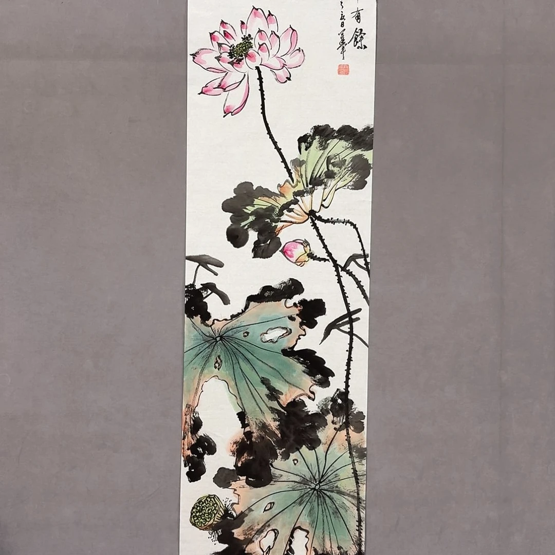 国画亲笔手绘放心去藏