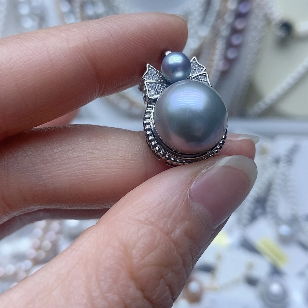 未镶嵌吊坠淡水珍珠