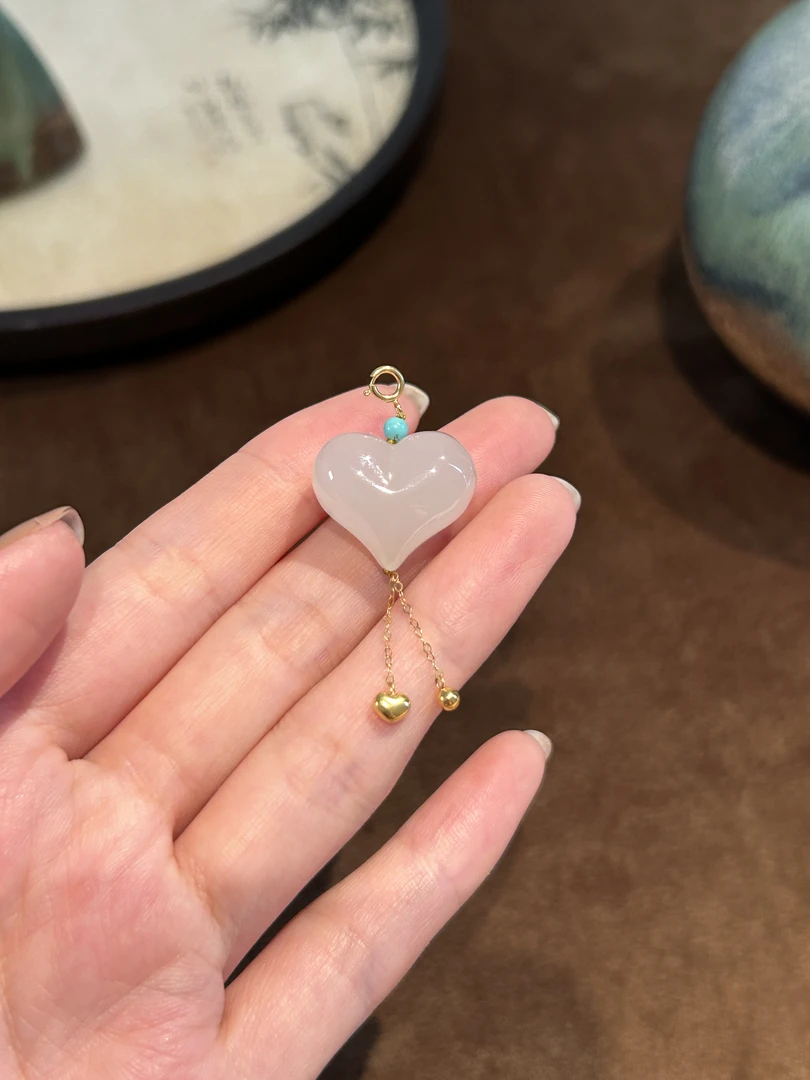 18K金 和田玉吊坠  J247851