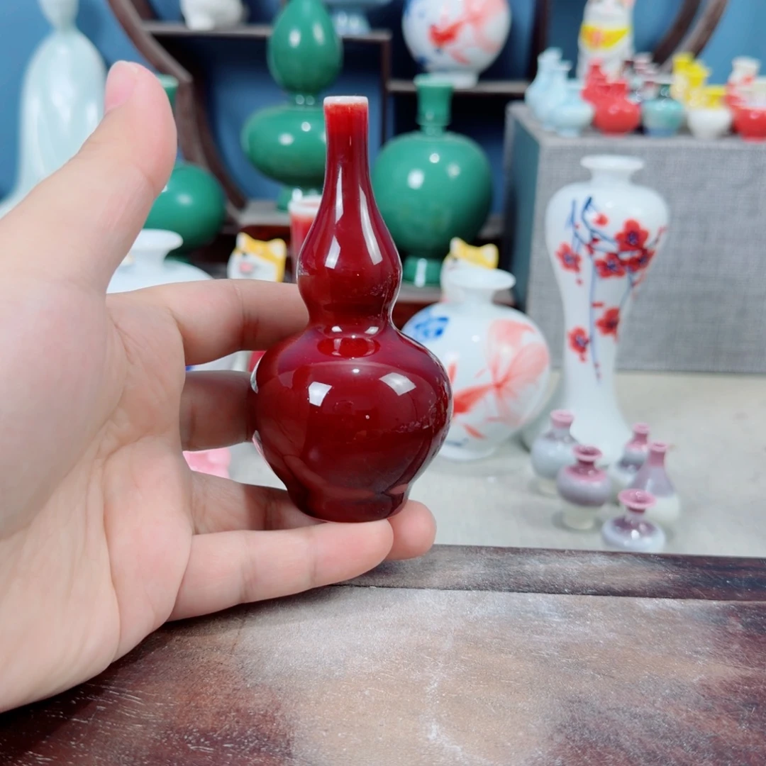 陶瓷手工小花器摆件