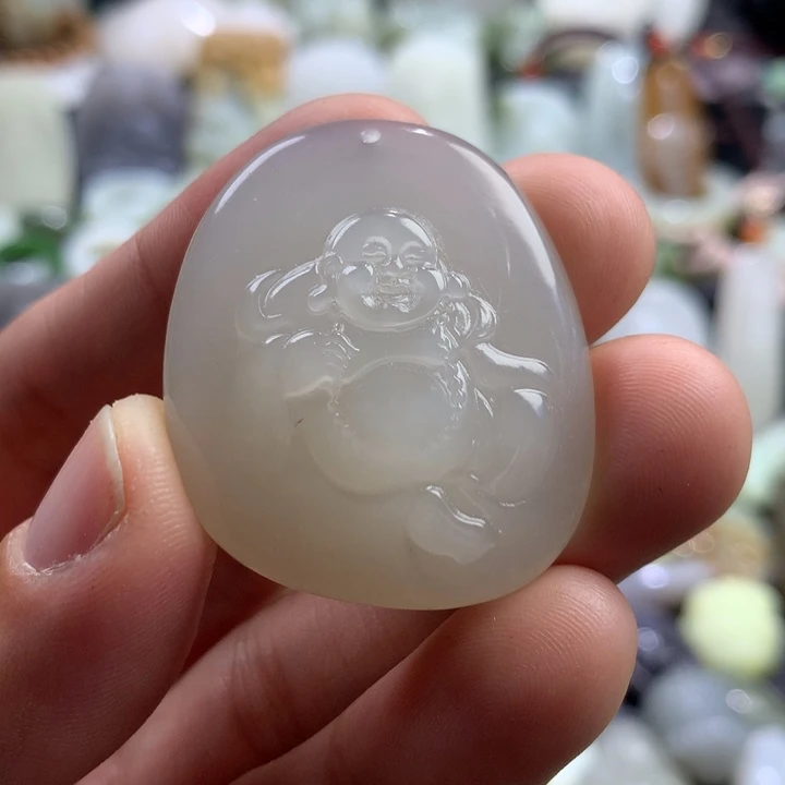 和田玉颈饰未镶嵌