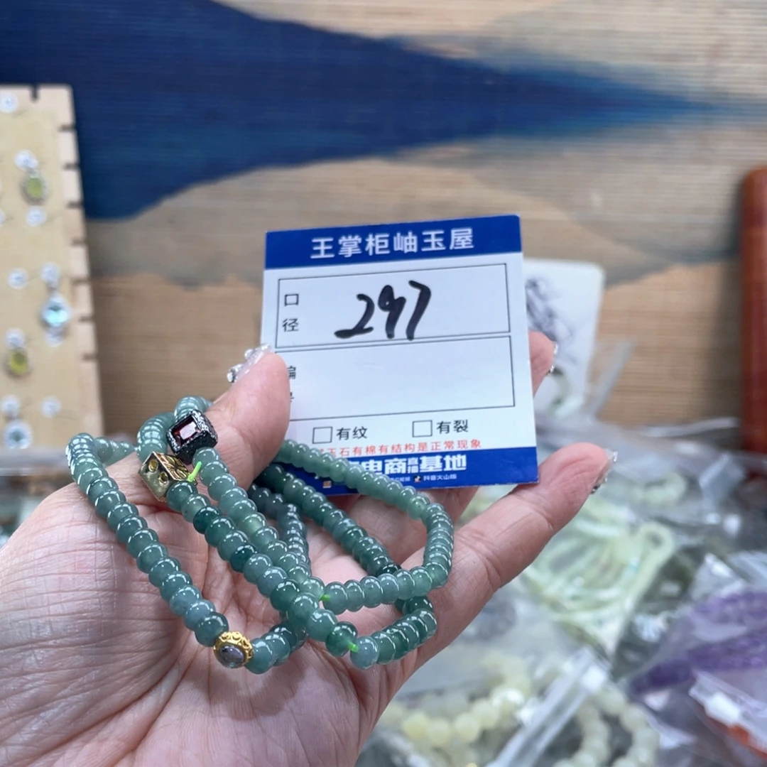 翡翠未镶嵌颈饰多样性，发一件