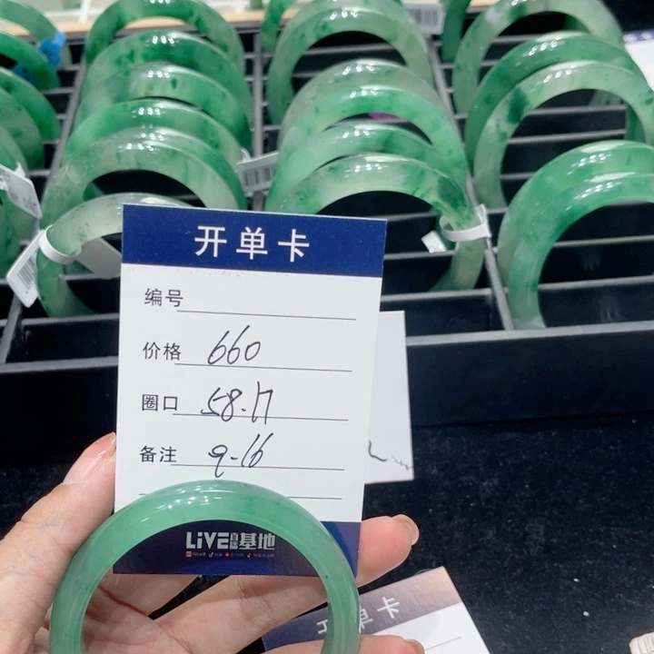 颈饰未镶嵌石英质玉（非洲翠）