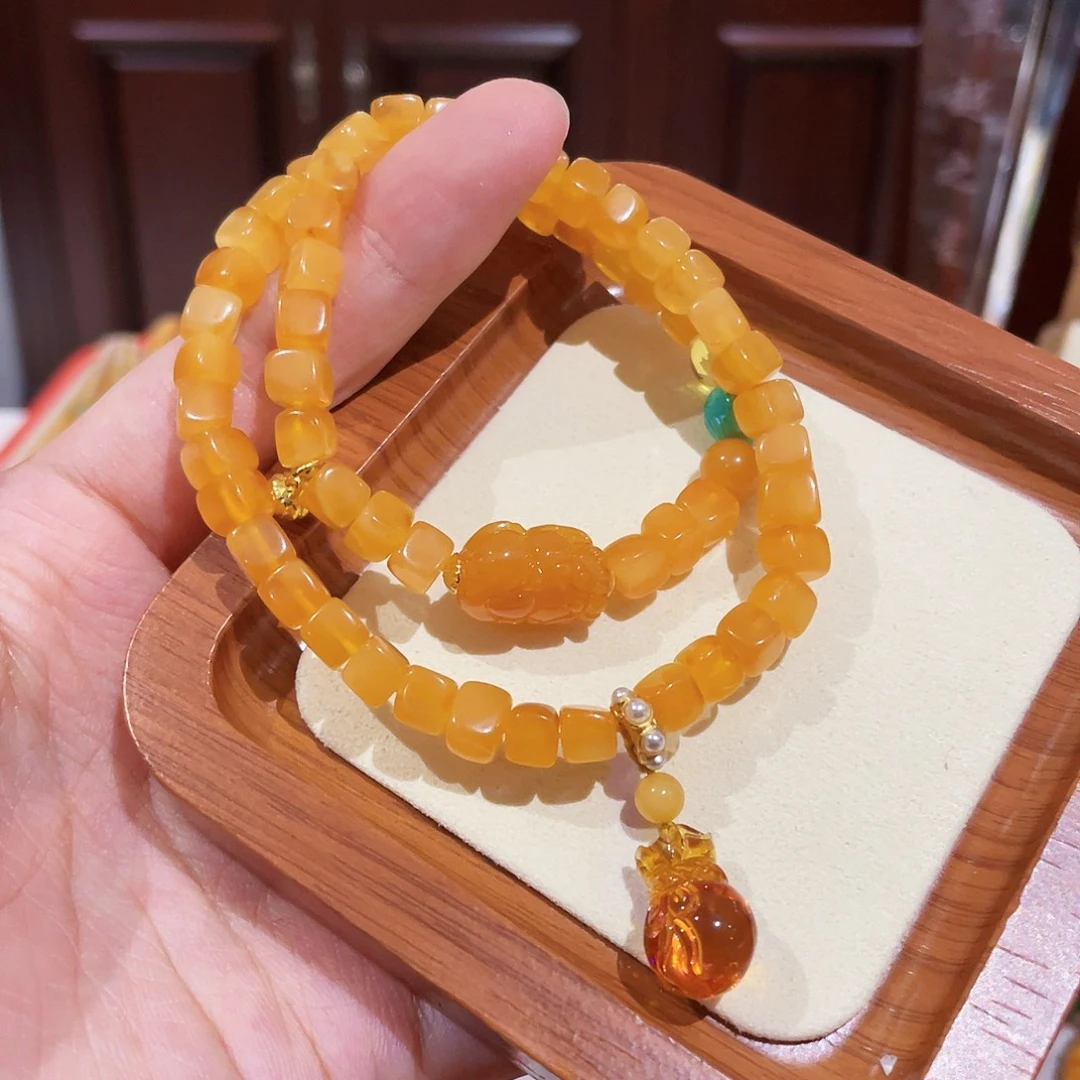 手链蜜蜡未镶嵌手串
