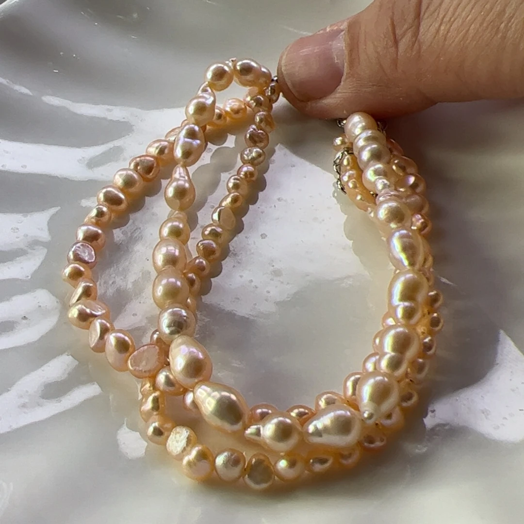 淡水珍珠合金手绳