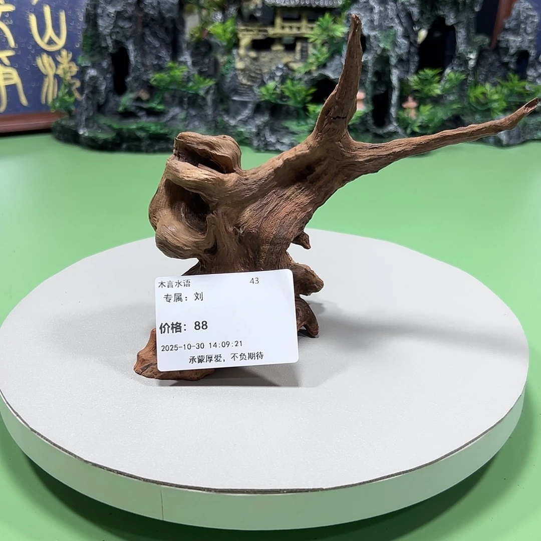 刘***木质类麻梨疙瘩全沉化摆件的