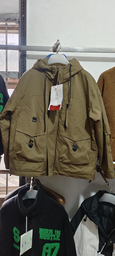 尹工装派克棉服男士冬季2024年新款中长款正品牌加厚冬装外套男款