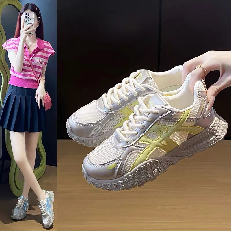 透气低帮车缝线系带休闲鞋板鞋鞋子网红夏季SSD2112