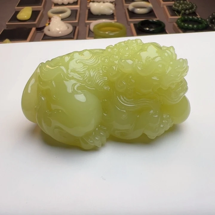 和田玉（黄玉）未镶嵌颈饰133克