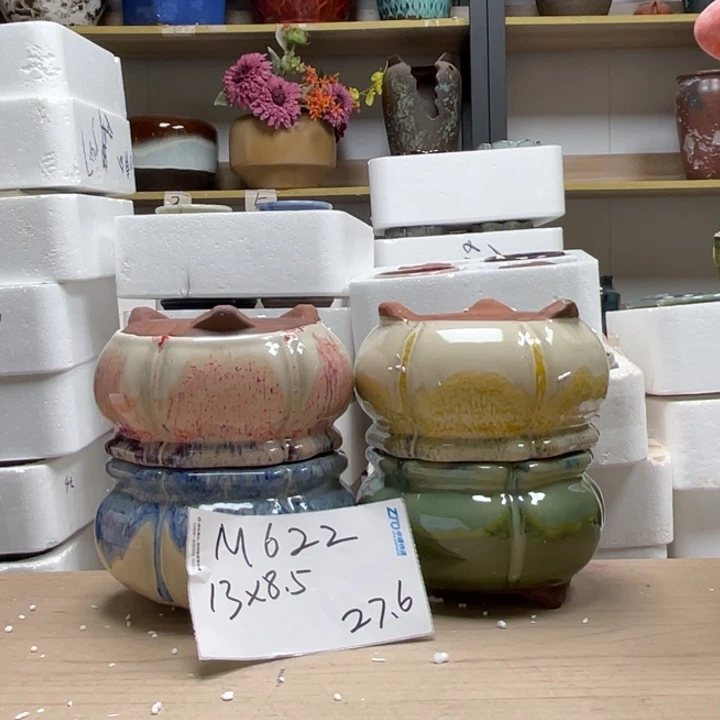 粗陶多肉花盆微瑕622