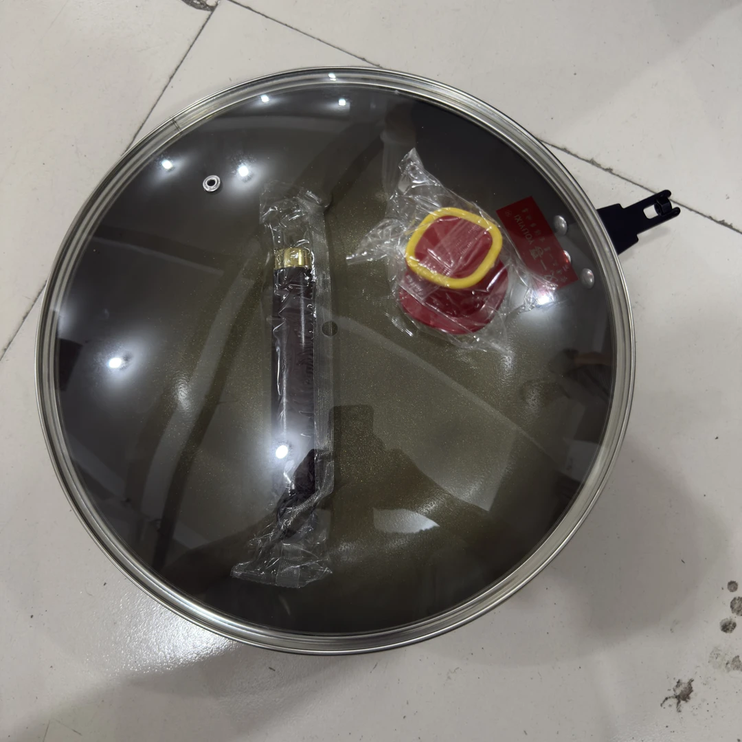 81034钛陶煎炒锅32厘米平底