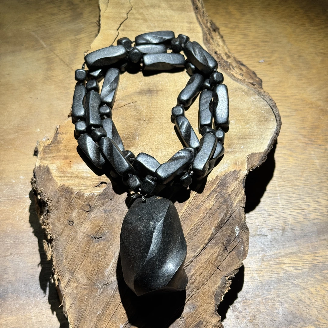 K364旋转方块挂坠项链+证书（无礼盒）