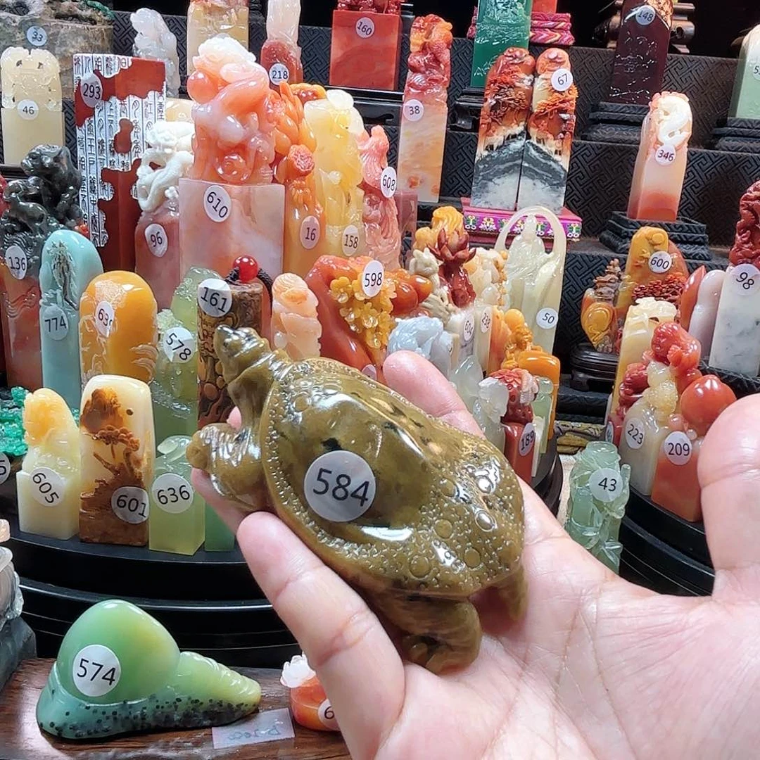 其他寿山石甲鱼摆件