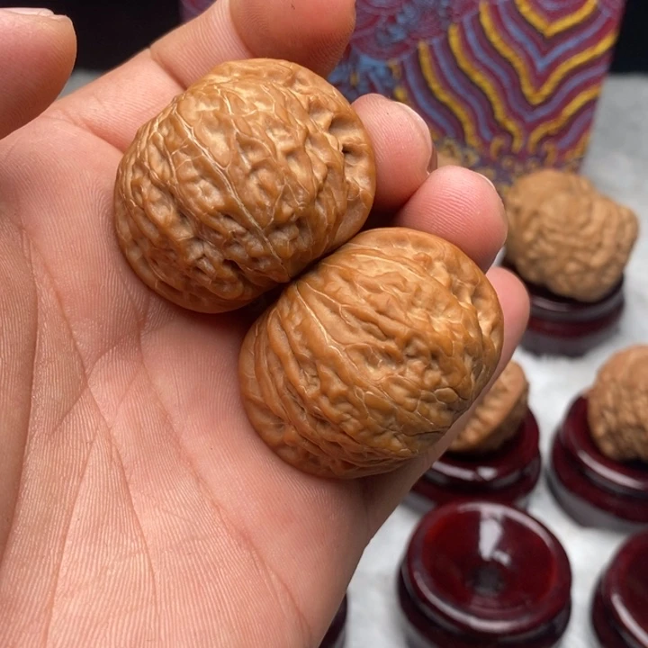 柳***风把件文玩核桃39铁锤