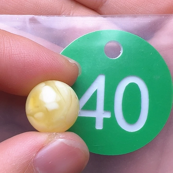 蜜蜡裸石未镶嵌꧁****꧂12.5m m