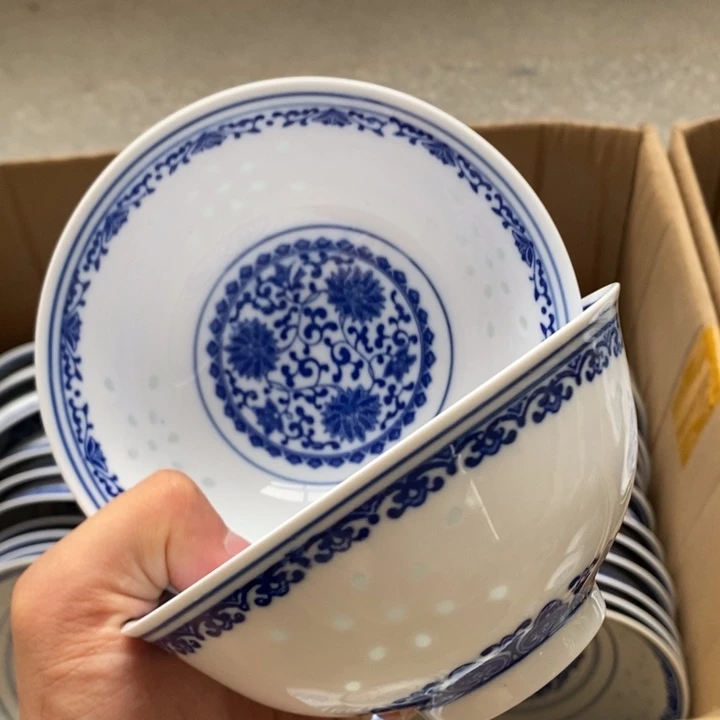 碗景德镇高温细白瓷餐具