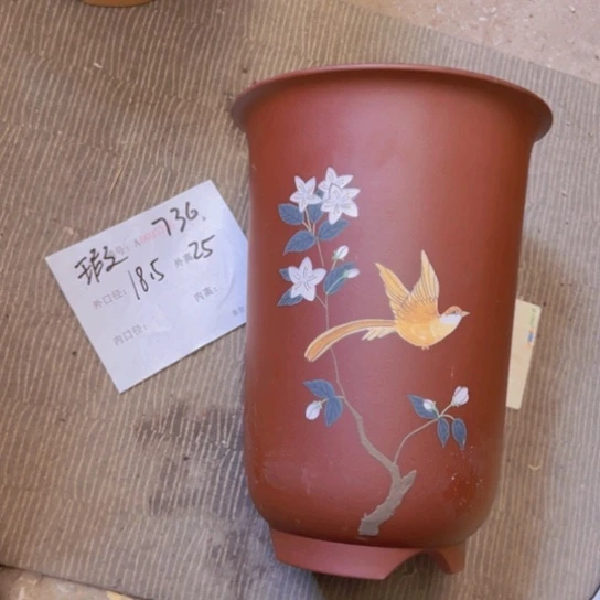 紫砂花盆紫紫砂盆