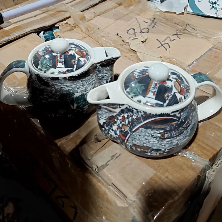 瓷片盘子碗茶壶啥都有随机发货