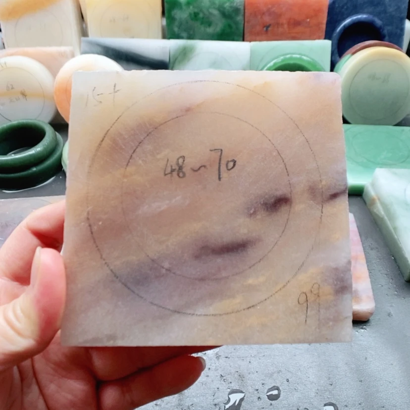 【闪购商品】未镶嵌手镯石英质玉（金丝玉）定制