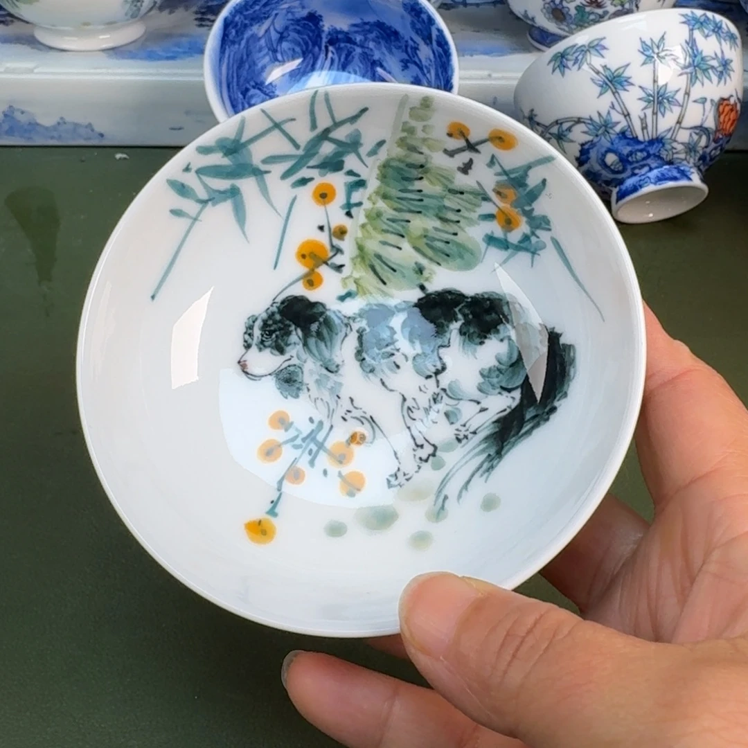 陶瓷景德镇纯手绘茶具圆圆229