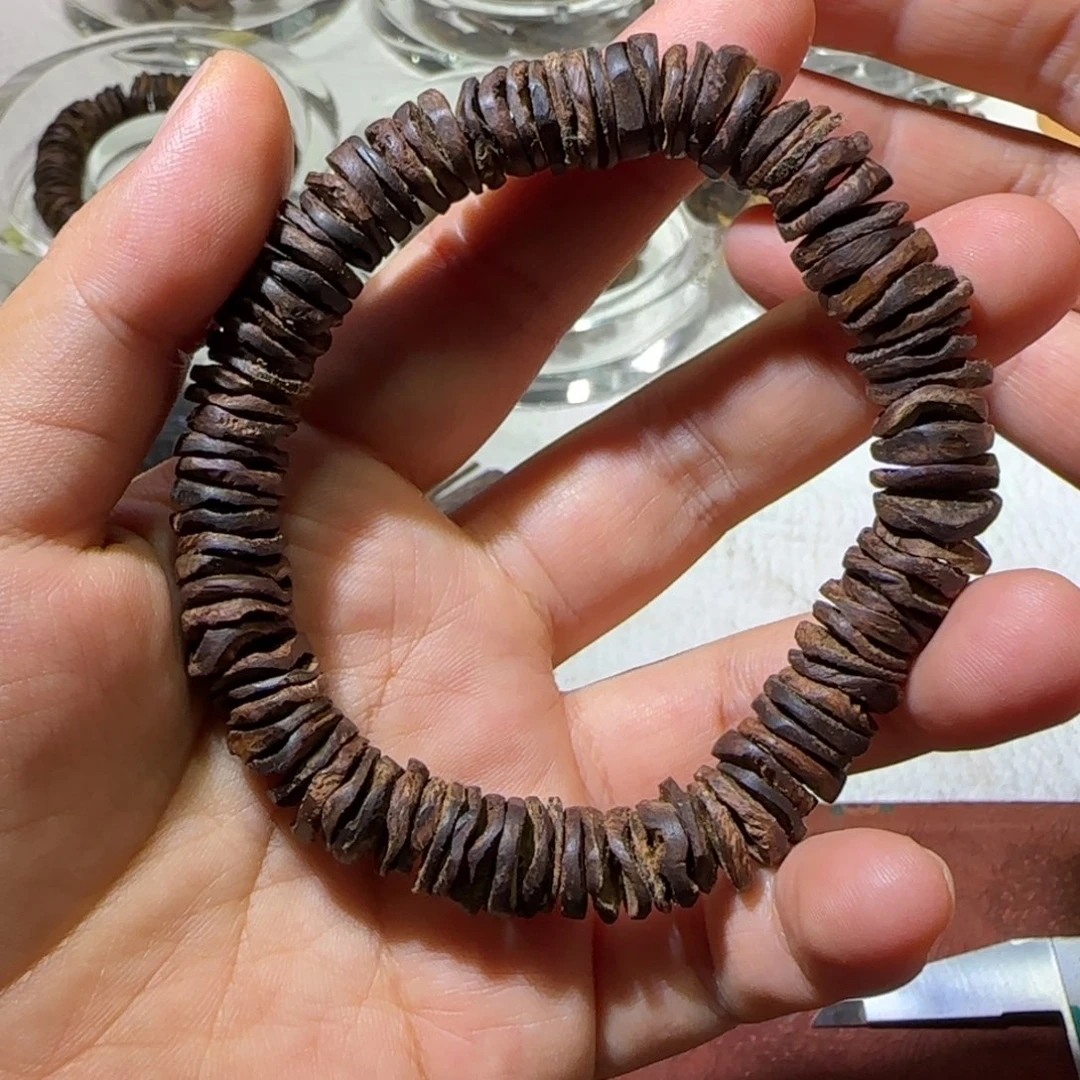 【闪购商品】沉香碎屑沉香16.14克文莱黑棋沉水瘤疤软丝