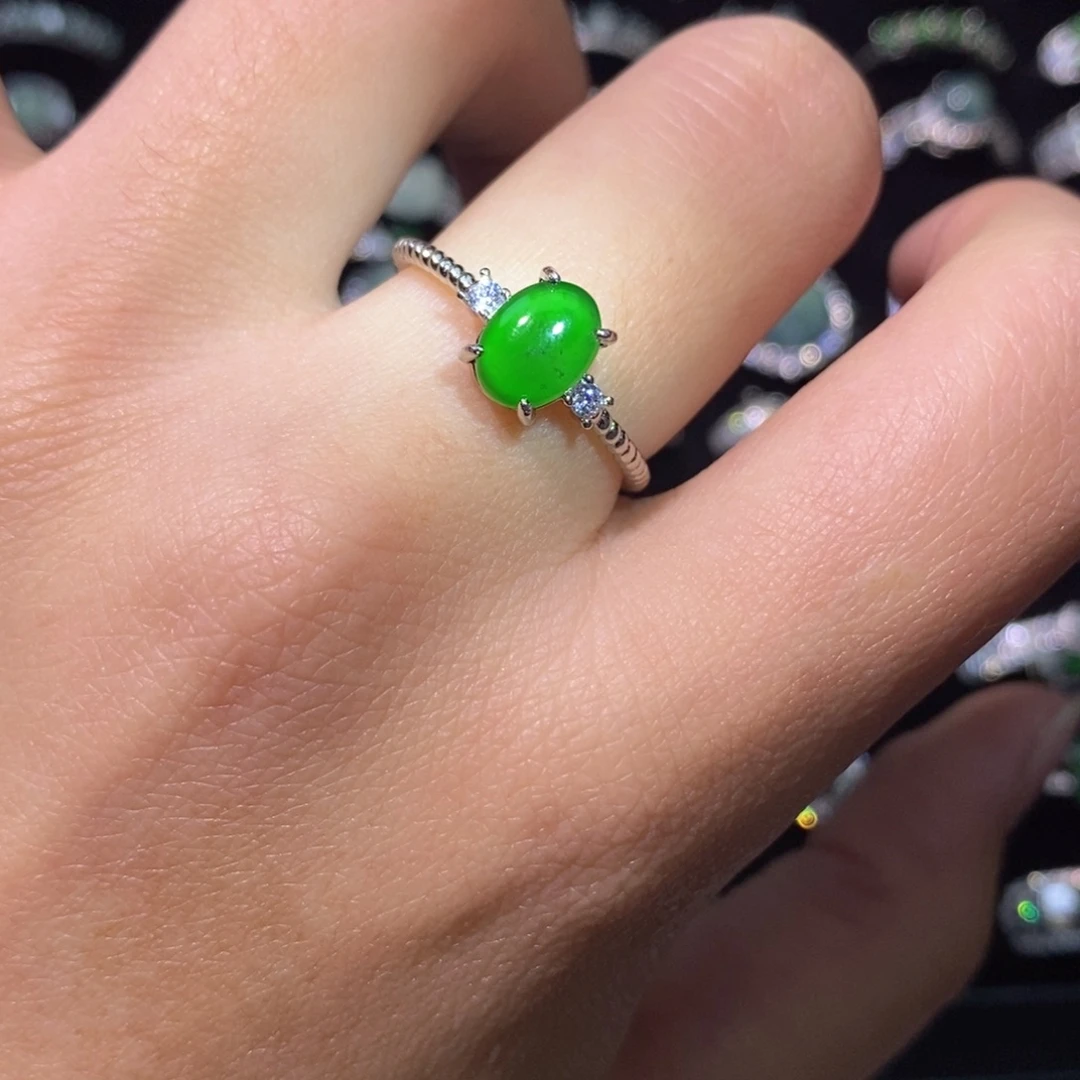 翡翠未镶嵌颈饰天然