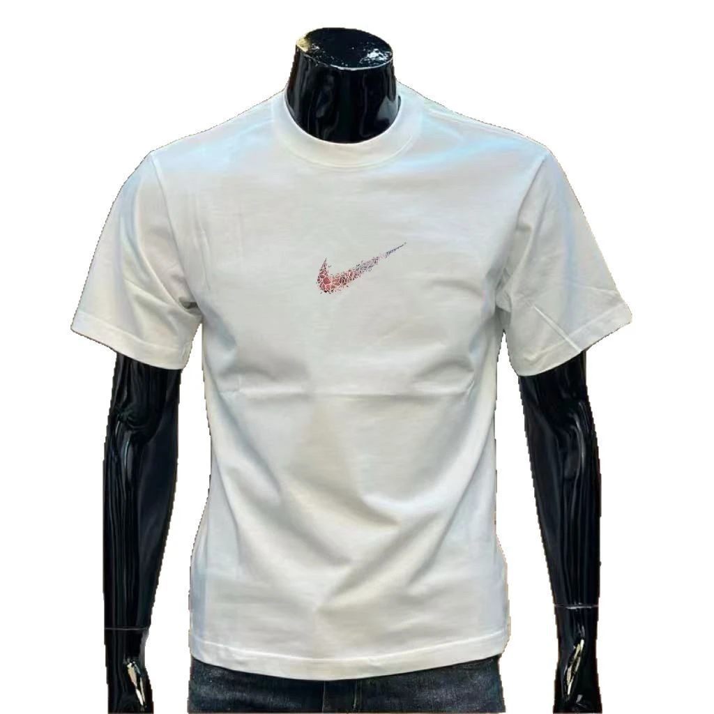 夏季短袖圆领冰丝箭头夏季T恤春夏打底衫new vintage