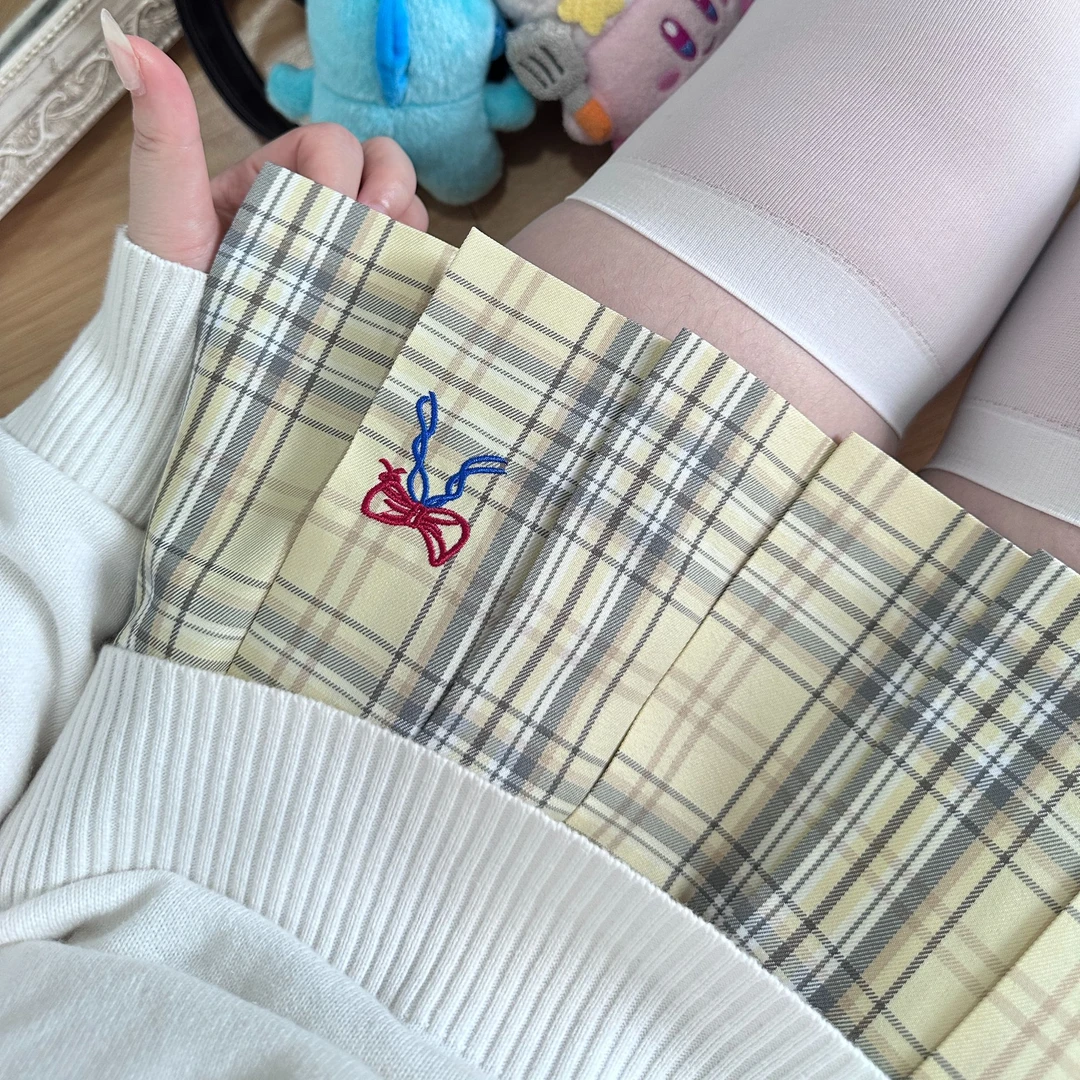 【奶油布丁】木野高原创jk格裙日系学院风jk制服百褶裙高腰半身裙